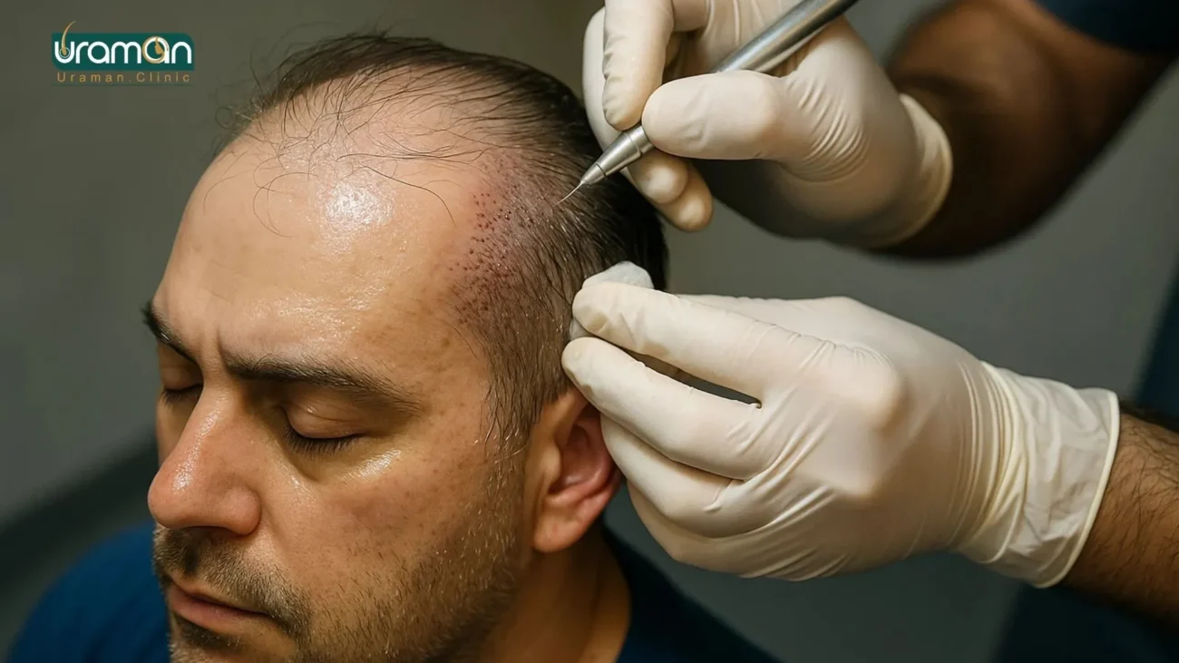 کاشت مو برای کف سر چرب و حساس